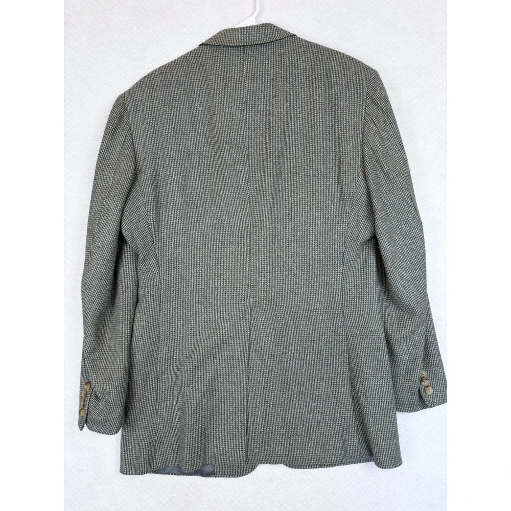 Vintage Polo Ralph Lauren 42L Tweed Houndstooth Sport Coat Blazer USA C Classic